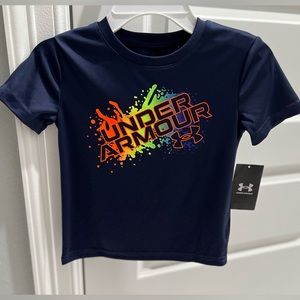 Brand new! Toddler boy’s Under Armour tee